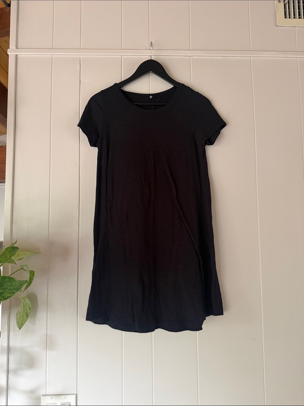 Essential Black Mini T-Shirt Dress